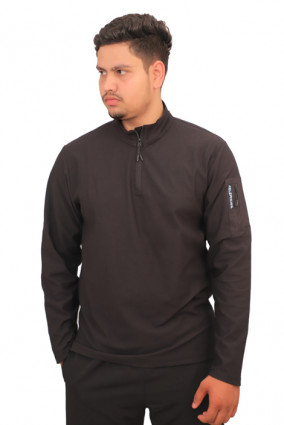 Half Zipper FullSleeve Tshirt