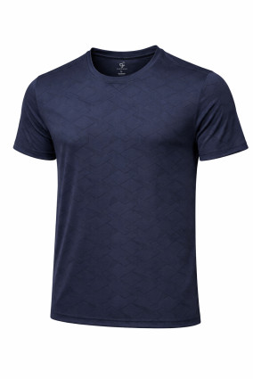 MEN HALF-SLEEVE ROUND-NECK
