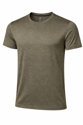 MEN HALF-SLEEVE ROUND-NECK