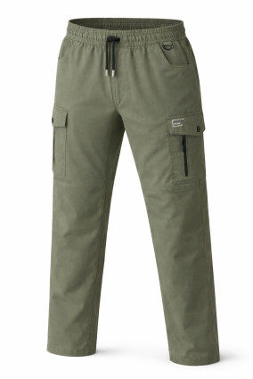 MEN REGULAR FIT CARGO