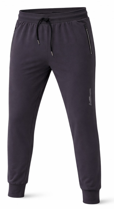 MEN DARK GREY LYCRA JOGGER WITH BACK-POCKET