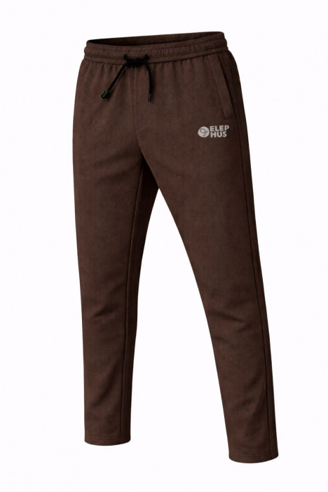 MEN COFFEE BROWN REGULAR FIT LOWER