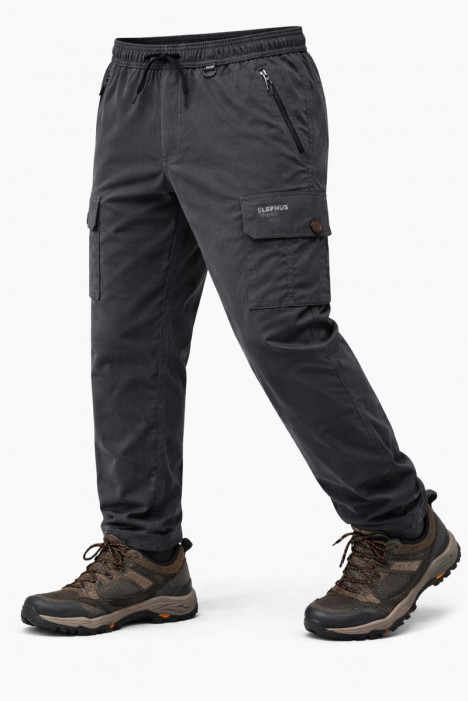 DAKR GREY COTTON TWILL CARGO