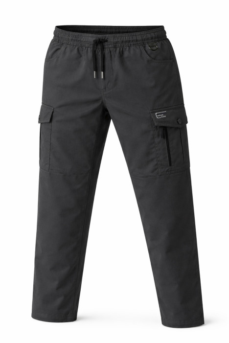 DARK GREY  L-POCKET COTTON TWILL CARGO