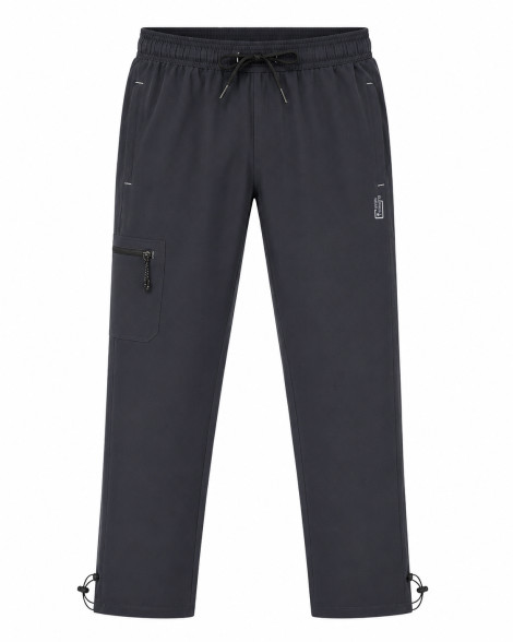 ELEPHUS Men's Everyday Utility Cargo Pants – Comfort Fit | Dark Grey
