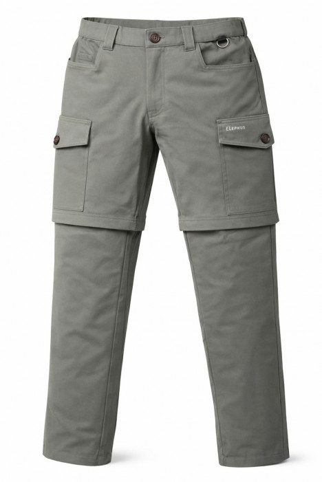 MEN E.GREEN CONVERTIBLE CARGO TRACKPANT