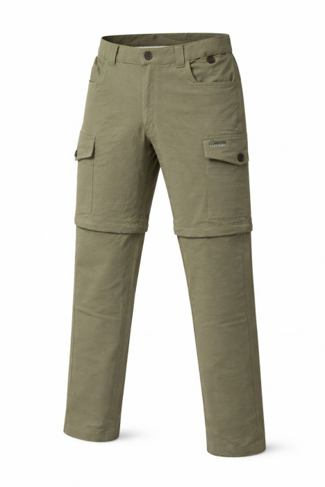 MEN PISTA GREEN CONVERTIBLE TRACKPANT
