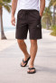 MEN'S COTTON COFFEE  CARGO SHORTS