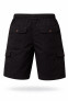 MEN'S COTTON BLACK CARGO SHORTS