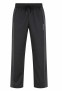 Black/Dgrey straight-fit track pants with contrast side stripes