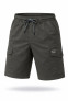 MEN'S COTTON DARK GREY CARGO SHORTS