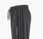 Dark grey straight-fit track pants with contrast side stripes
