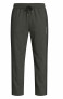 Deep Olive  straight-fit track pants with contrast side stripes