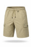 MEN'S COTTON PISTA GREEN CARGO SHORTS