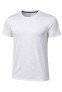 WHITE MEN JACQUARD HS ROUNDNECK